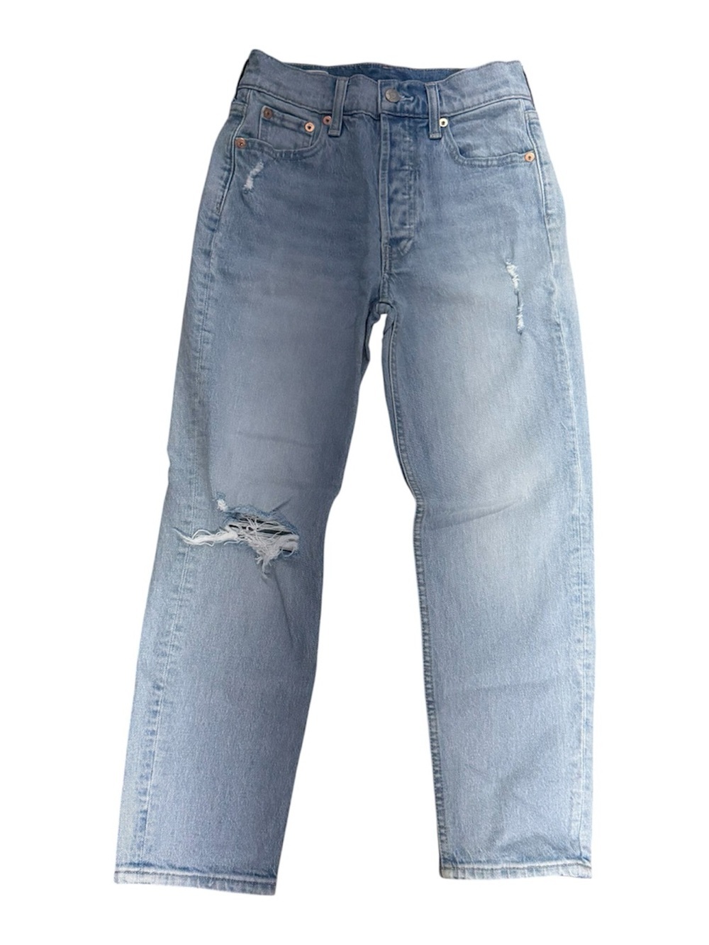 GAP Light Blue cheeky straight high rise Jeans size 25